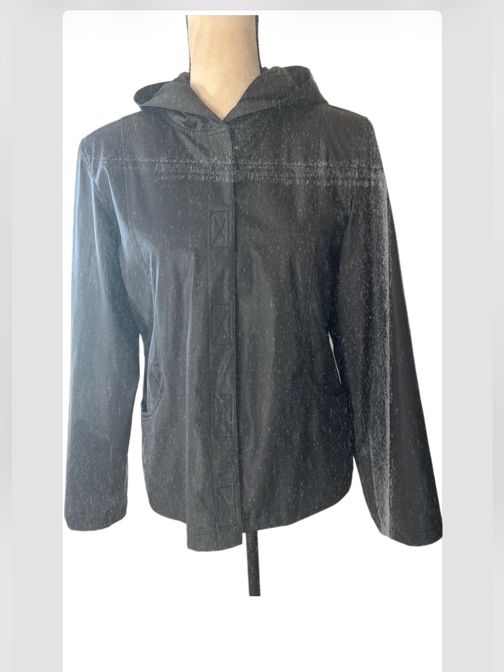 Braetan Black Hooded Utility Jacket